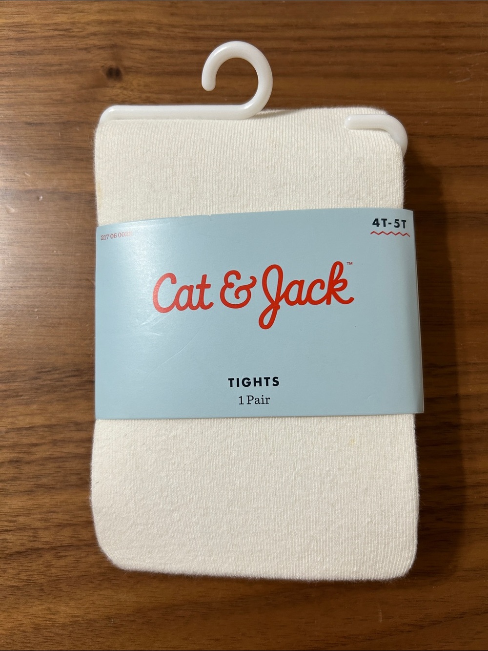 Cat & Jack White Kids Tights Size 4T-5T